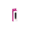 Vibromasseur noir 7 vitesses USB corps ondulé 